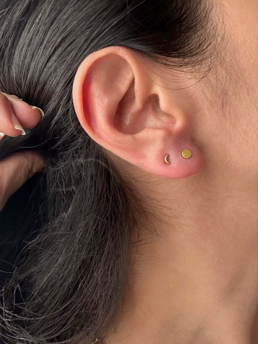 The Tiny Ones - Small Stud Earrings - Bombae bling Jewels