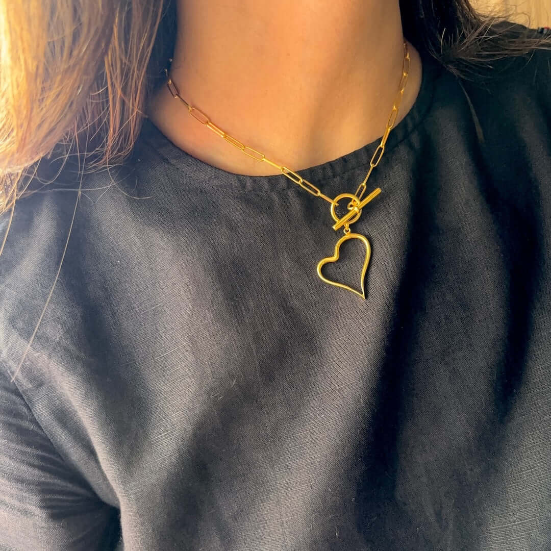 All Heart Necklace - Bombae Bling Jewels