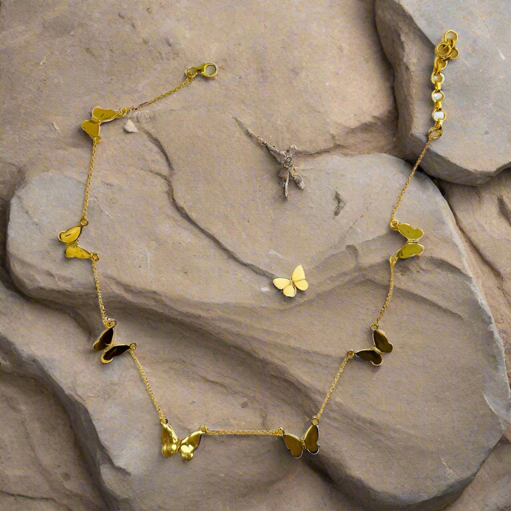 Flutterby Necklace - BombaeBlingJewels