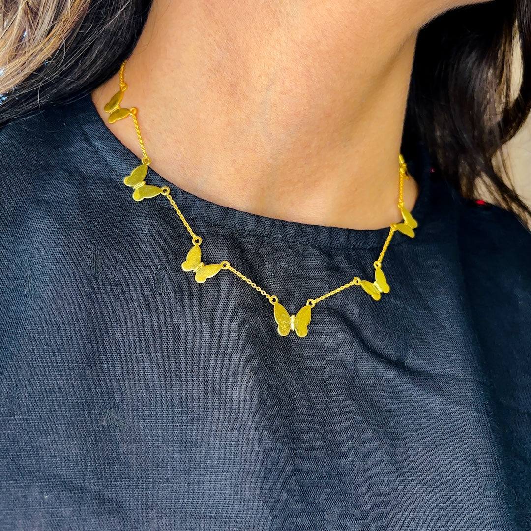 Flutterby Necklace - BombaeBlingJewels