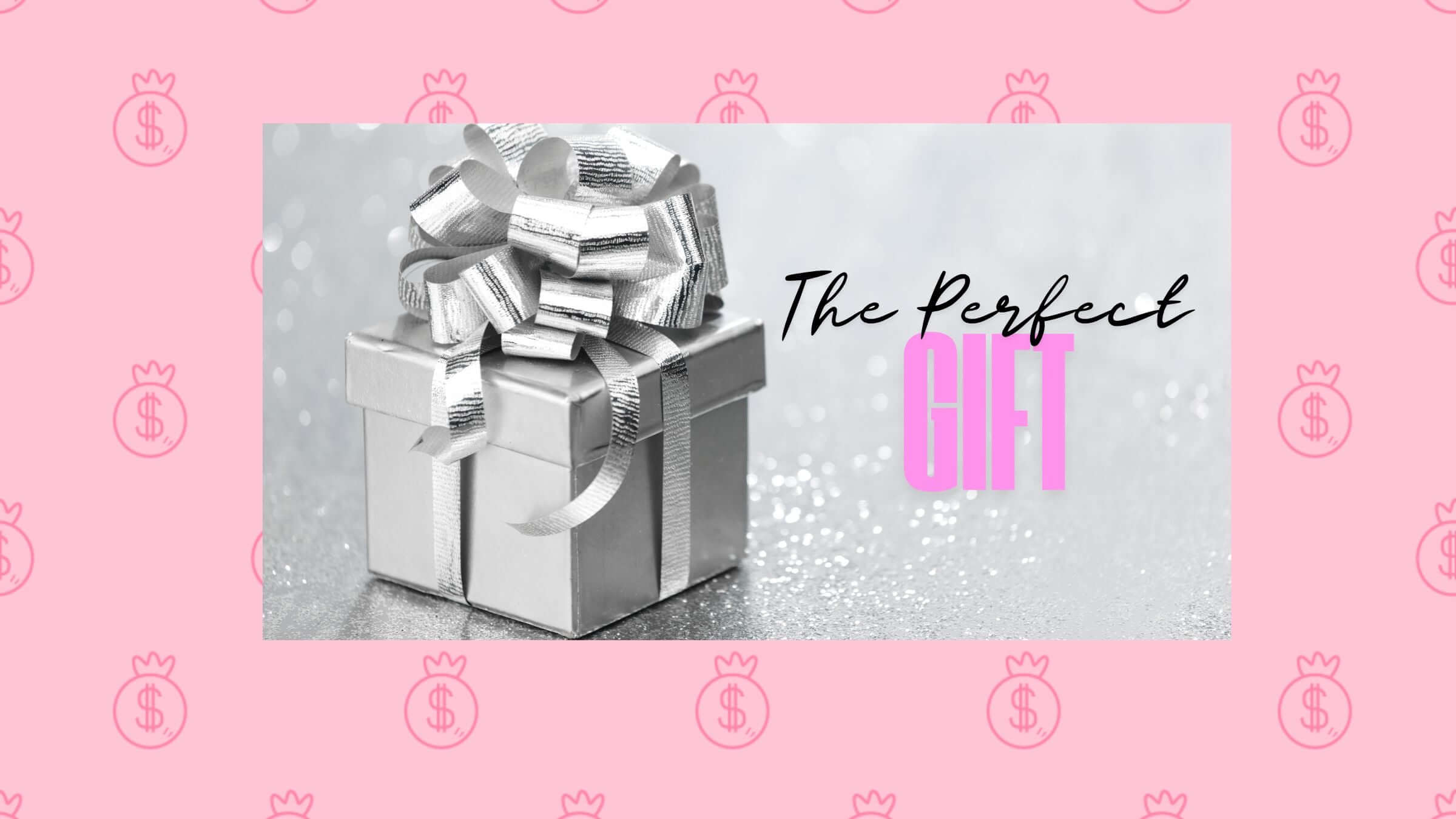 Beautiful silver gift box with a bow, perfect for silver gift ideas.
