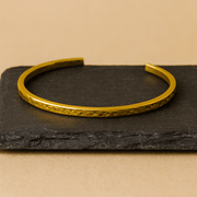 Hammered Gold Cuff