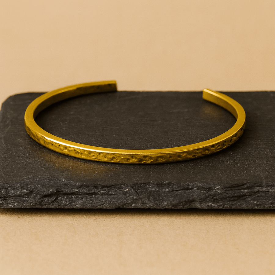 Hammered Gold Cuff