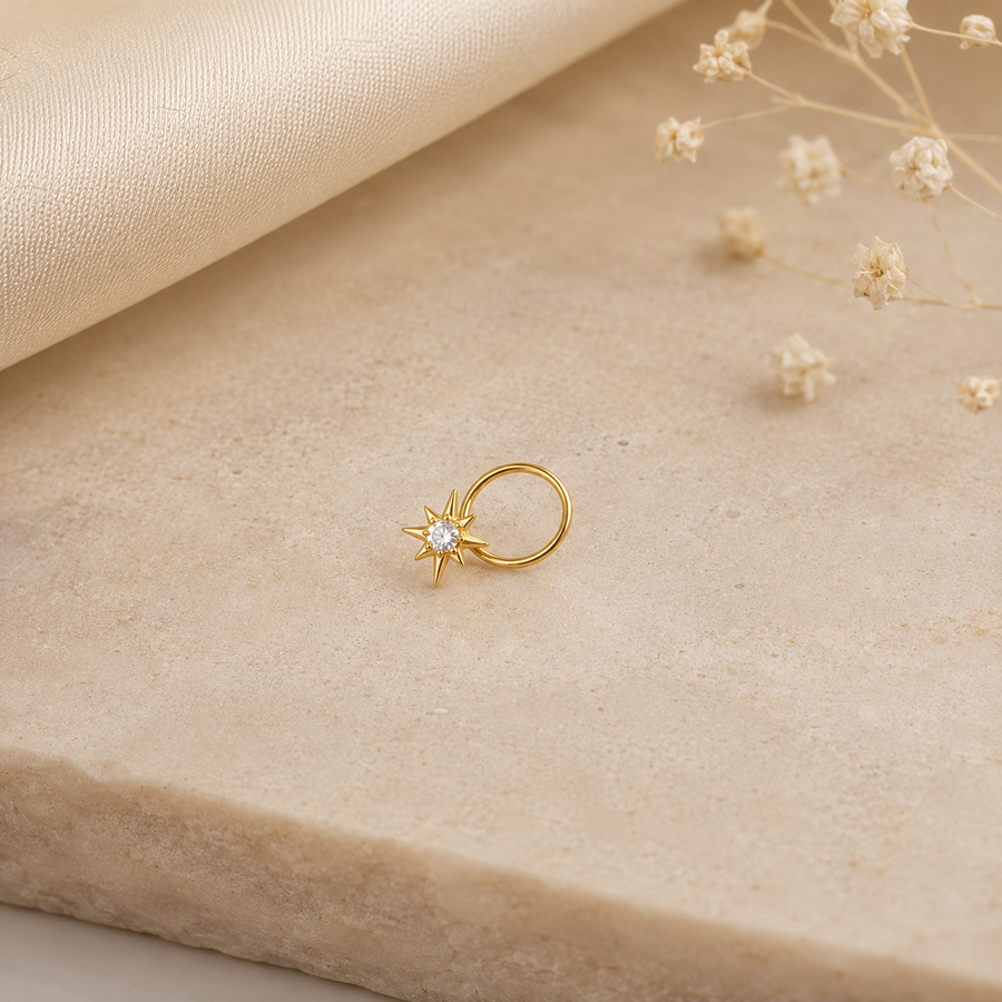 Ziya Diamond Nose Pin