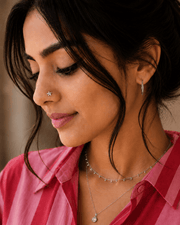 Champa Nose Pin - Handcrafted Floral Design
