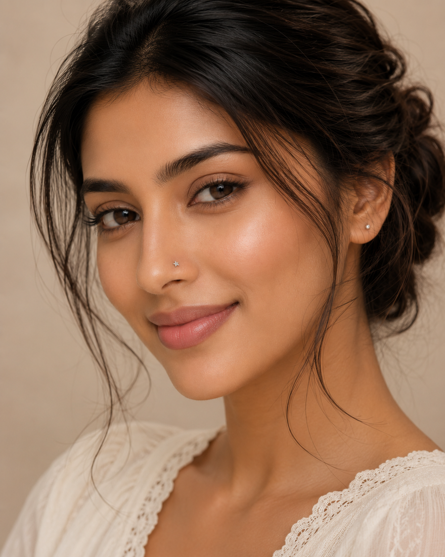 Sitara Nose Pin - Star Nose Pin