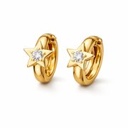 Stella Star Diamond Huggies