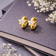 Stella Star Diamond Huggies