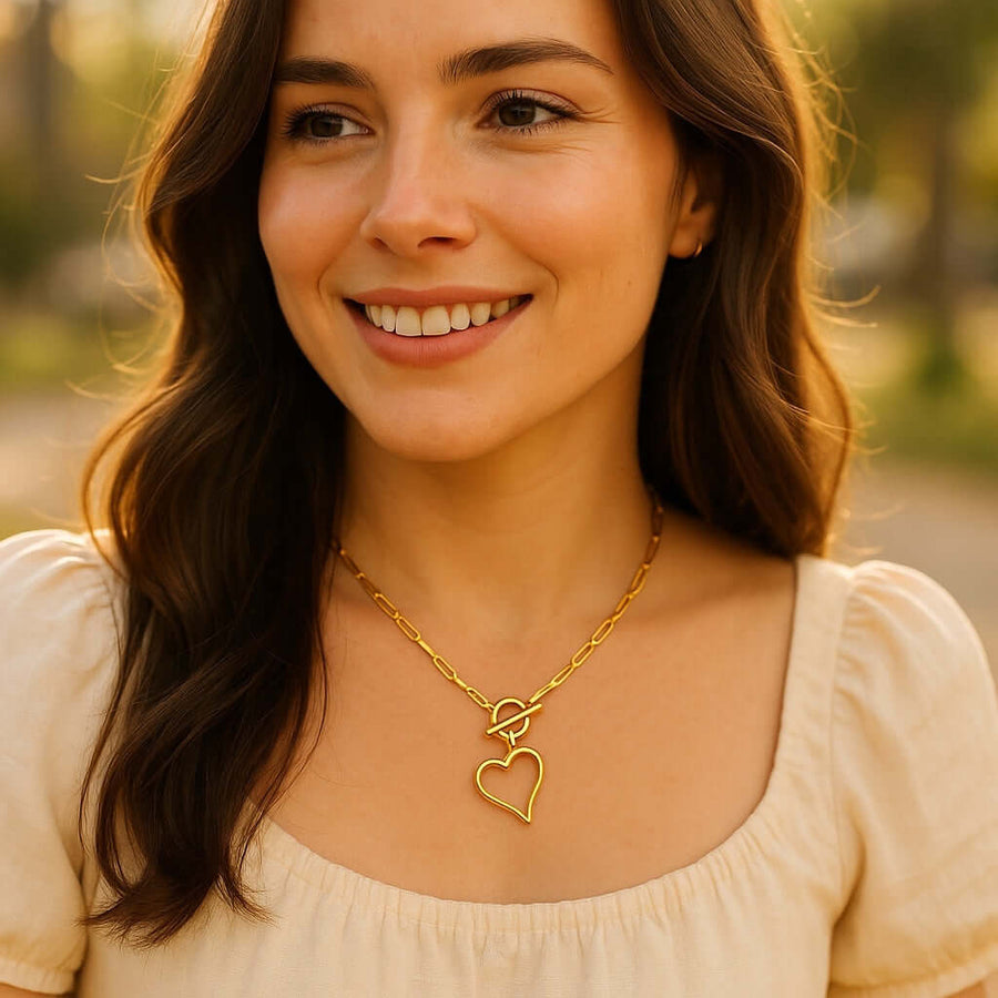 All Heart Necklace - Heart Pendant Necklace