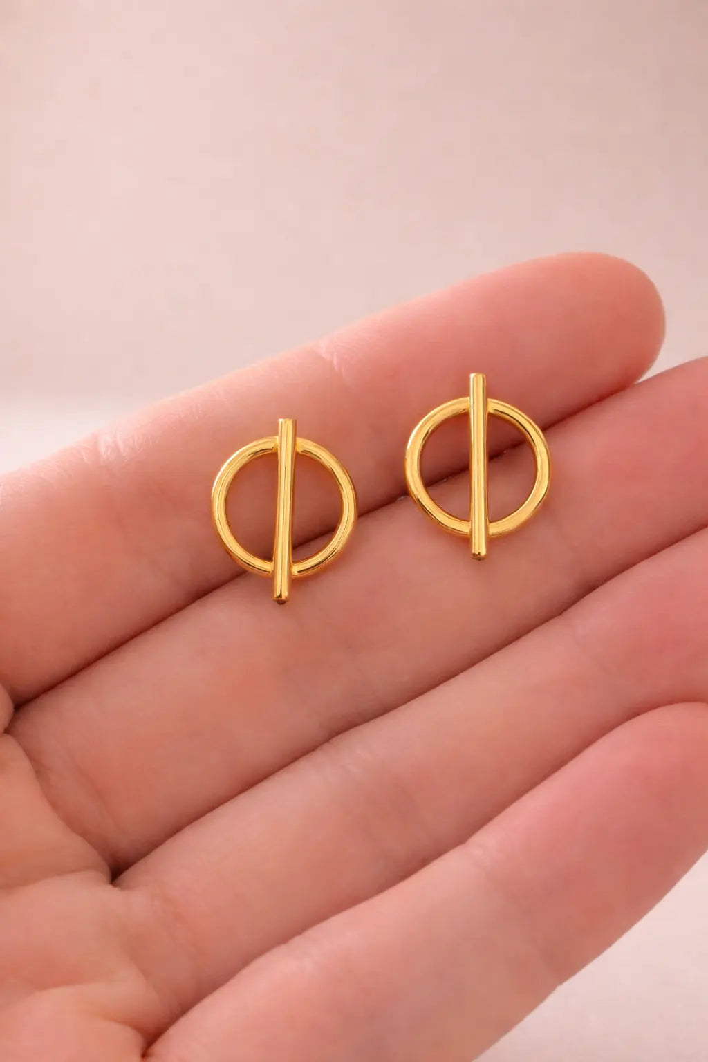 Toggle Stud Earrings