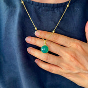 Orb Pendant and Chain