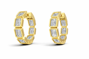Linea Diamond Hoops