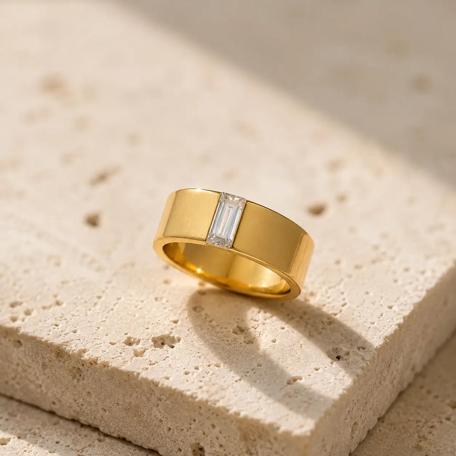 The Line Diamond Ring