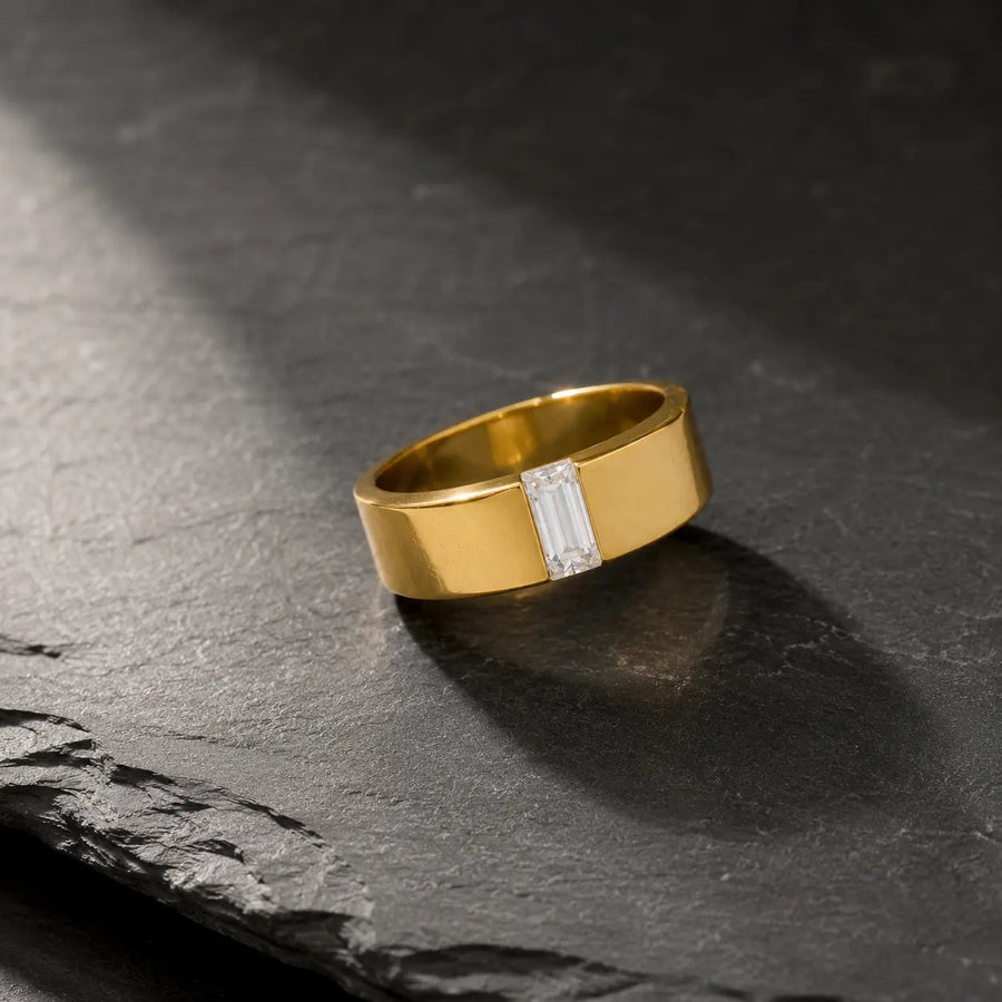 The Line Diamond Ring