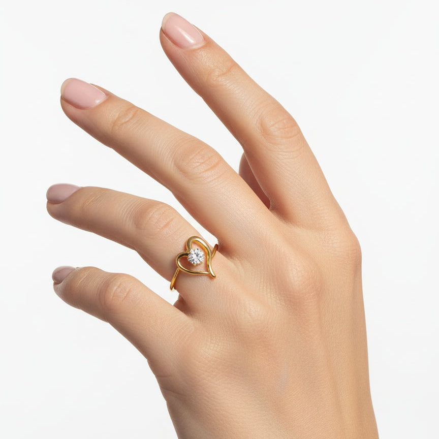 Sweetheart Diamond Ring