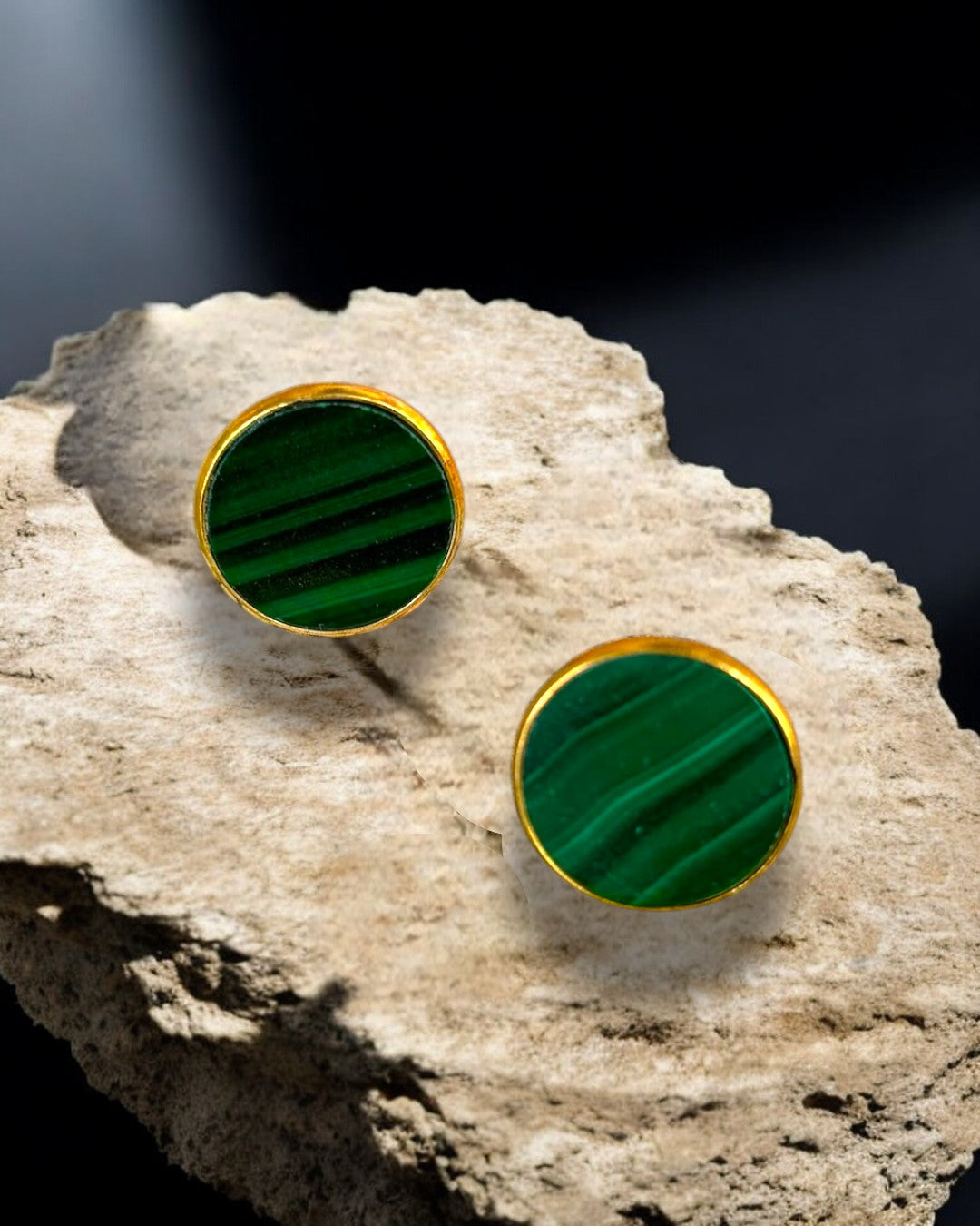 Malachite Studs