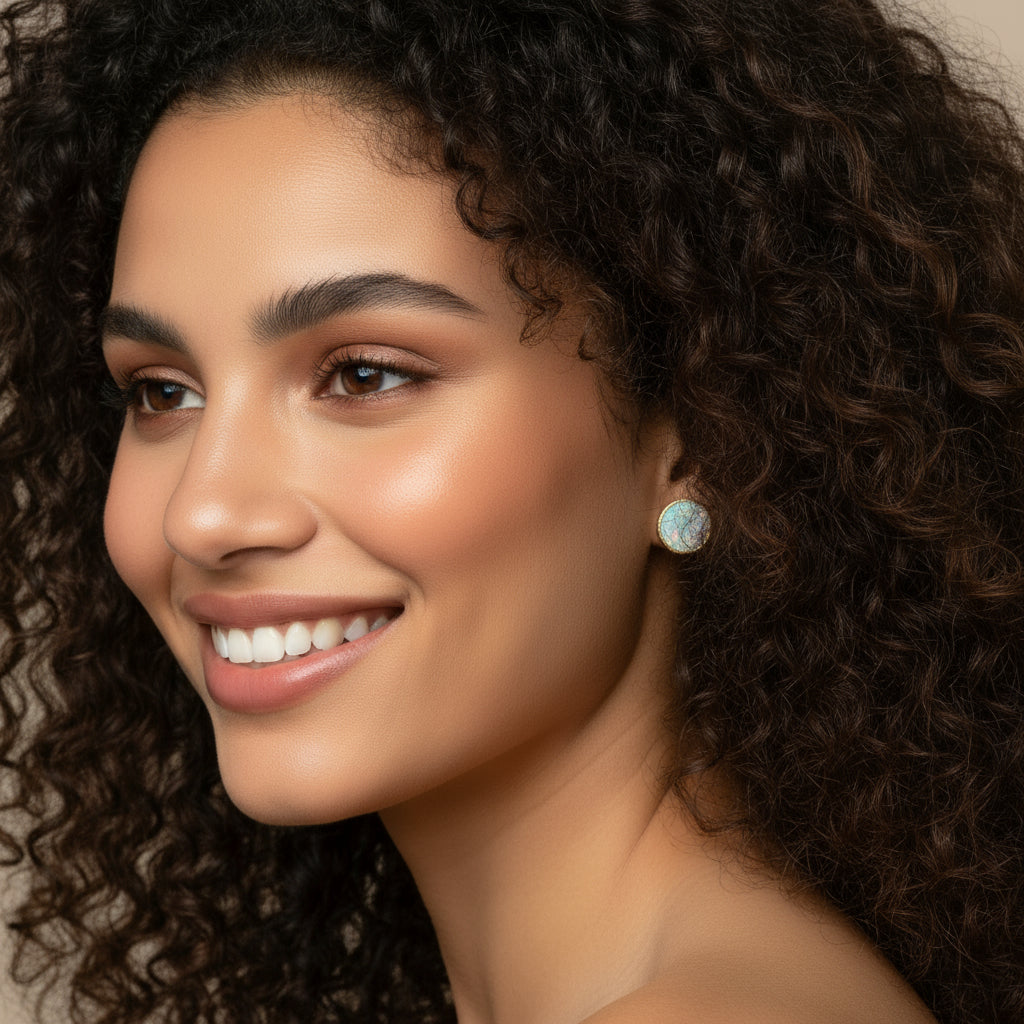 Moon Mama Studs - BombaeBlingJewels