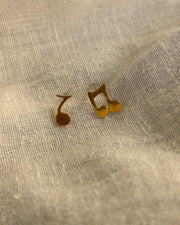 Music to my Ears - Mismatched Music Note Studs