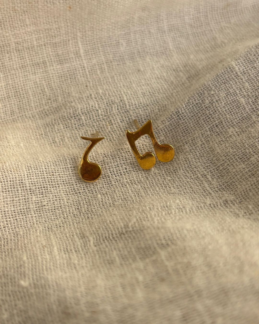 Music to my Ears - Mismatched Music Note Studs
