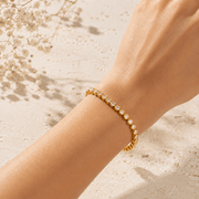 The Celeste Bracelet - Diamond Tennis Bracelet (10 pointer)