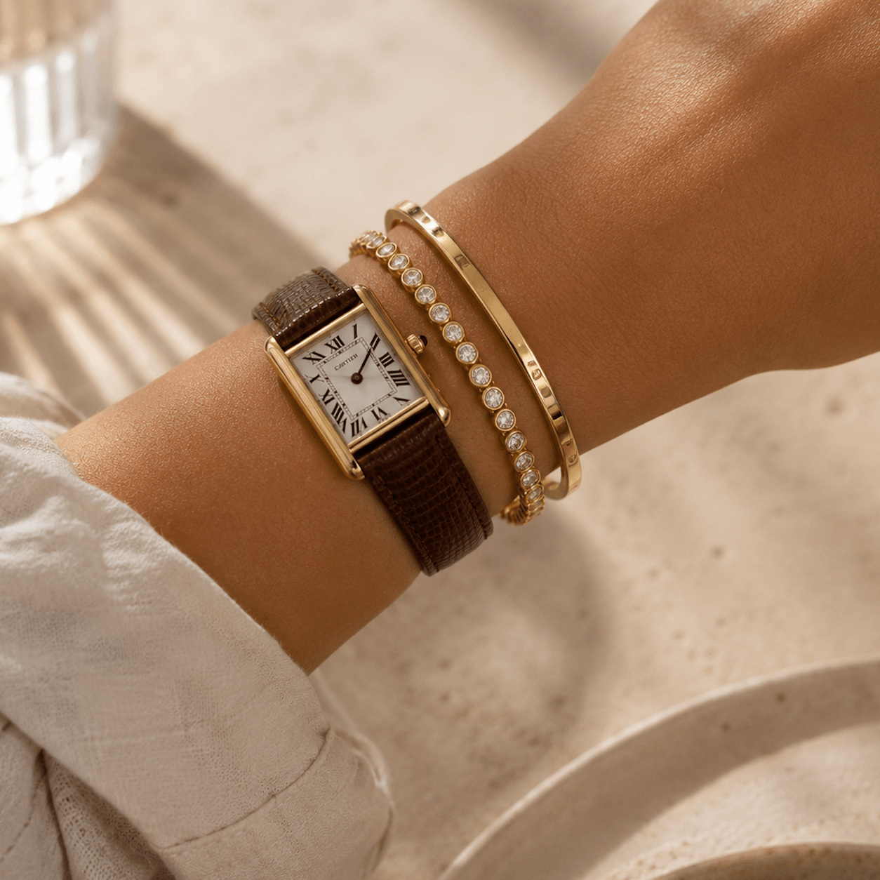 The Celeste Bracelet - Diamond Tennis Bracelet (10 pointer)