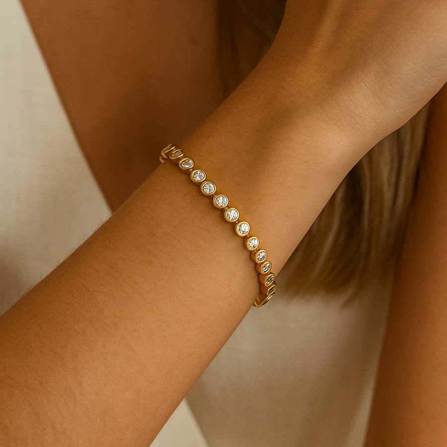 The Celeste Bracelet - Diamond tennis bracelet
