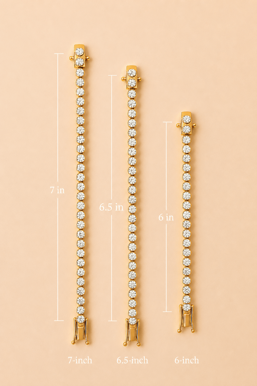 The Celeste Bracelet - Diamond tennis bracelet