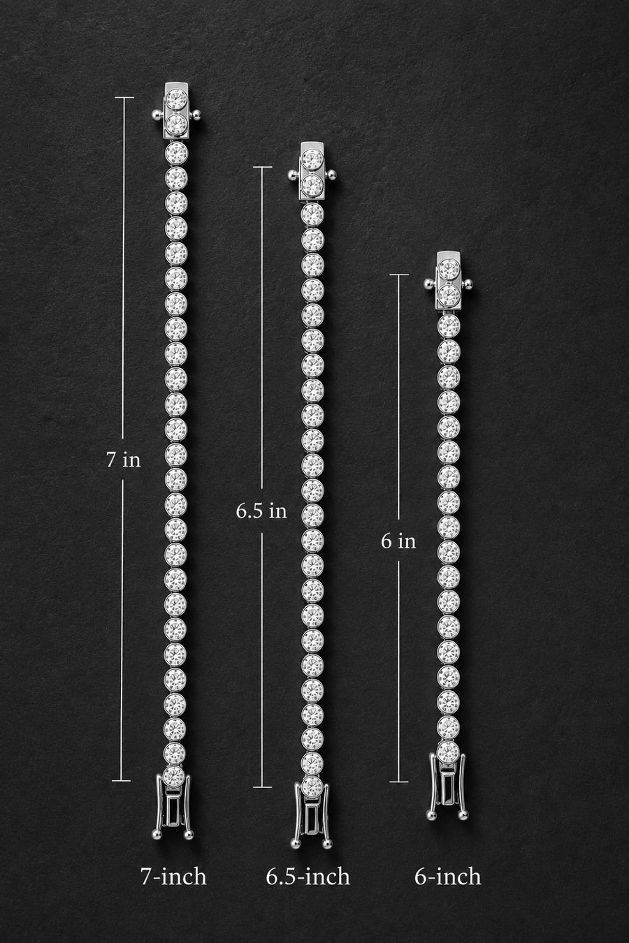 The Celeste Bracelet - Diamond tennis bracelet