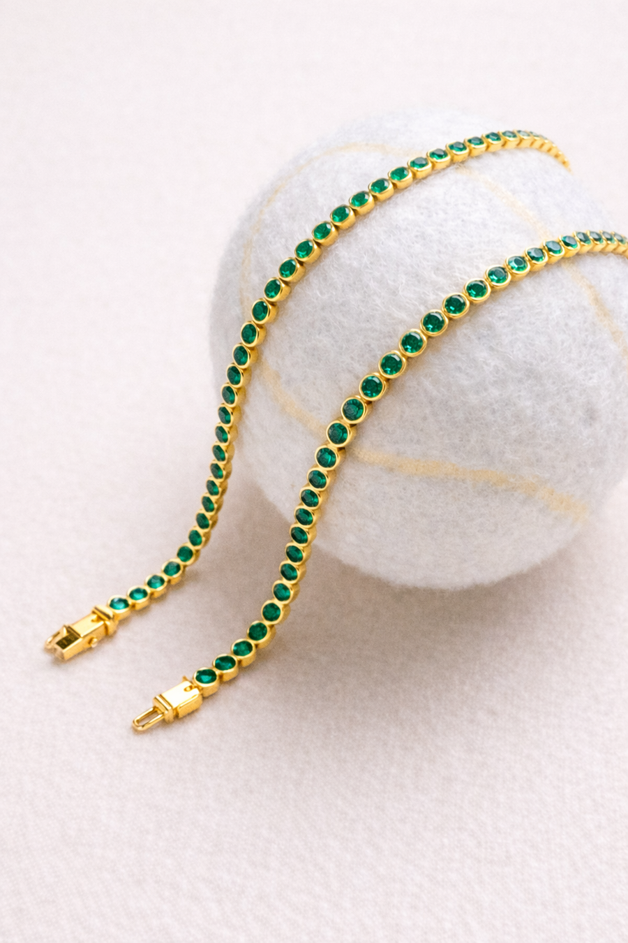 The Emerald Glow Tennis Bracelet