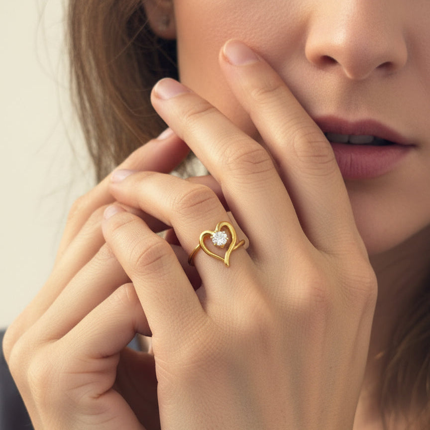 Sweetheart Diamond Ring